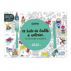 Coloring Placemat Atlas