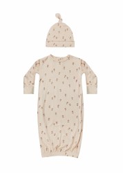Bamboo Gown Set Lil Fleur NB