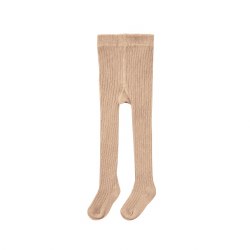 Ribbed Tights Blush 0-6M