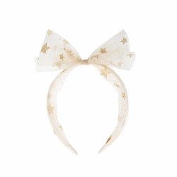Moonlight Tulle Headband Gold