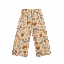 Wide Leg Pant Abstract 2/3