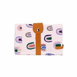 Baby Change Mat Ochre Rainbow