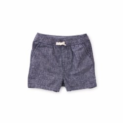 Chambray Discovery Shorts 3-6M
