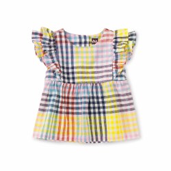 Paloma Plaid Woven Top 2