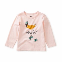 Shiba LS Baby Tee Pink 3-6M