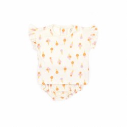 Ruffle Set Ice Cream 0-3M