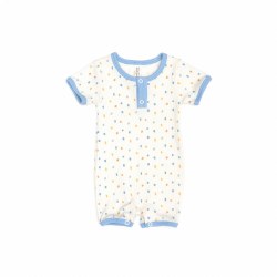 Blue Sprinkles SS Romper 12-18