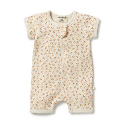 Boyleg Zipsuit Floral 6-12M