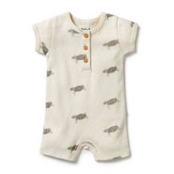 Henley Growsuit Turtle 0-3M