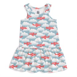 Valencia Dress Airplanes 4T