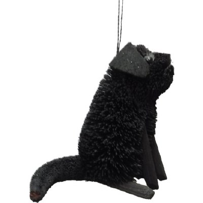 BRUSH ANIMAL  BLACK LABRADOR DOG