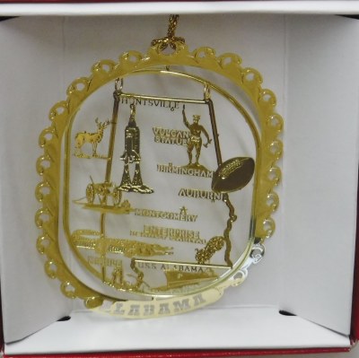ALABAMA BRASS ORNAMENT