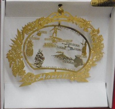 HAWAII BRASS ORNAMENT
