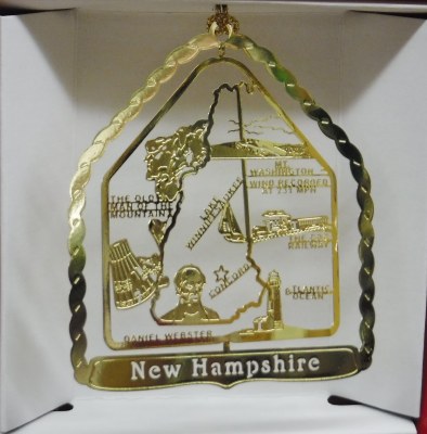 NEW HAMPSHIRE BRASS ORNAMENT