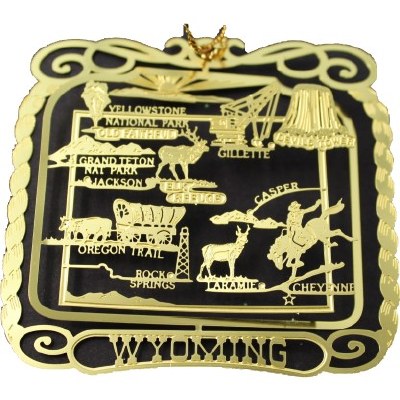 WYOMING BRASS ORNAMENT
