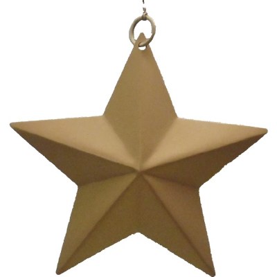 COPPER COLORED METAL STAR