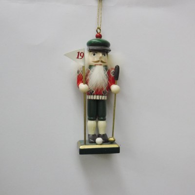 GOLFING NUTCRACKER ORN