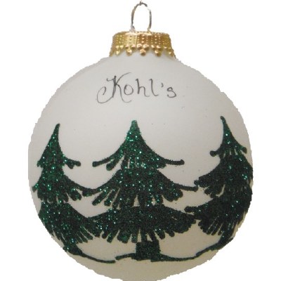 KOHLS TREE FARM GLASS BALL