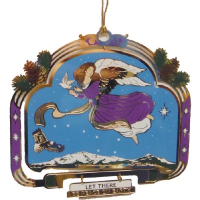 BRASS PEACE ON EARTH ANGEL