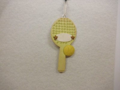 CLAYDOUGH TENNIS RACKET AND BALL