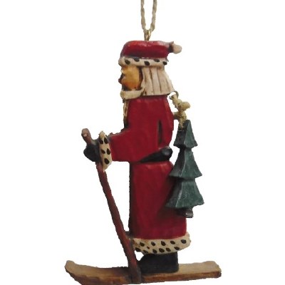 SANTA SKIING