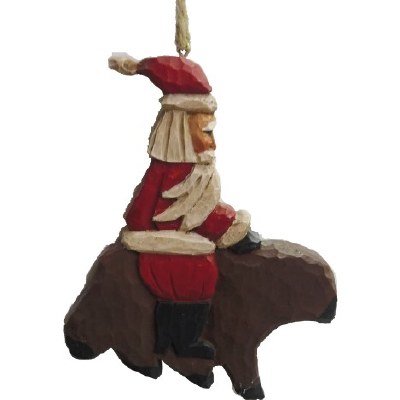 SANTA ON BEAR