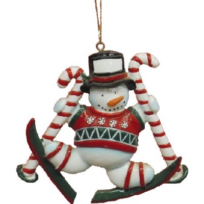 SNOWMAN ON SKIES