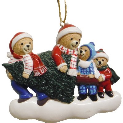 FAMILY OF 4 CARRING TREE