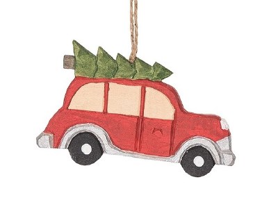 RED CAR WOOD