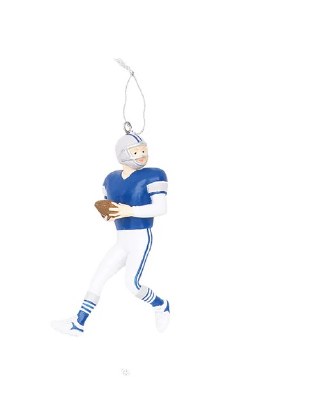 BLUE FOOTBALL PLAYER