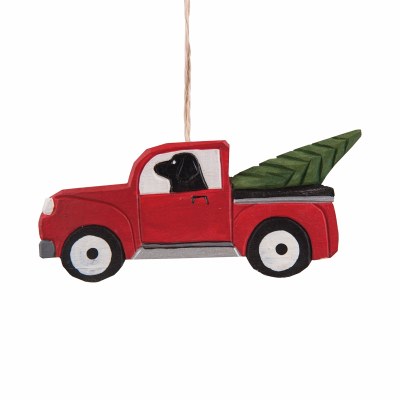 RED TRUCK WOOD