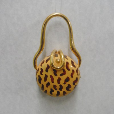 TAN WITH BROWN SPOT PURSE