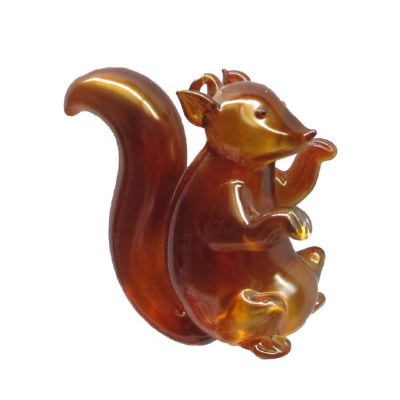 BROWN GLASS SQUIRREL