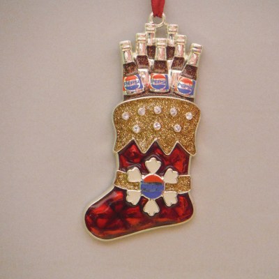 SILVER PLATED PEPSI STOCKING