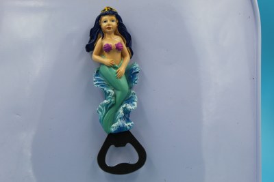 MERMAID BLUE BOTTLE OPENER