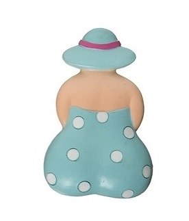BLUE CHUBBY LADY MAGNET