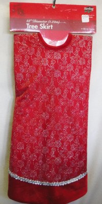 48" RED TREE SKIRT