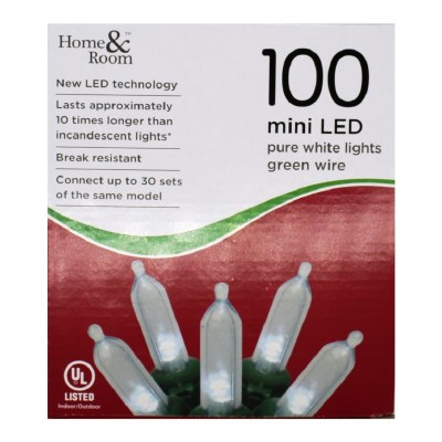 100 LED PURE WHITE MINI LIGHTS