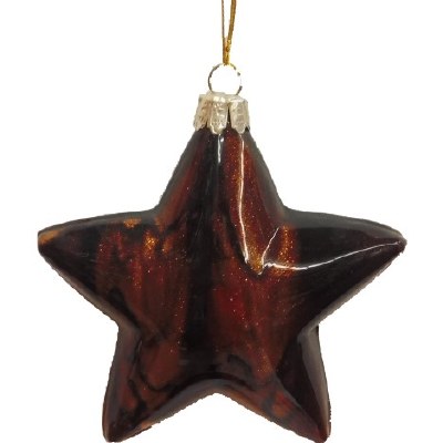 BROWN GLASS STAR