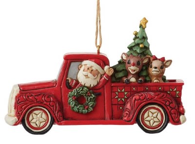 RUDOLPH IN TRUCK W FRIENDS