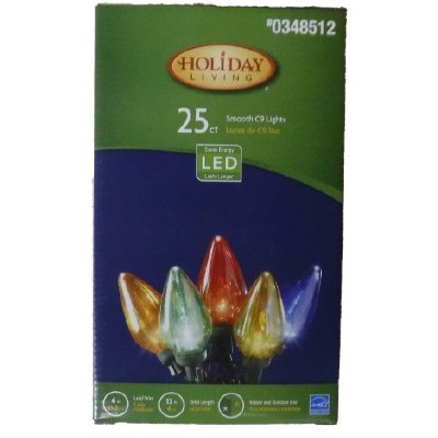 25 COUNT LED C9 COLORED LIGHT SET