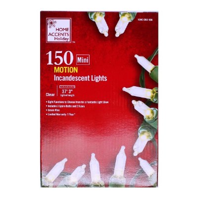 150 CT CLEAR MINI MOTION LIGHT