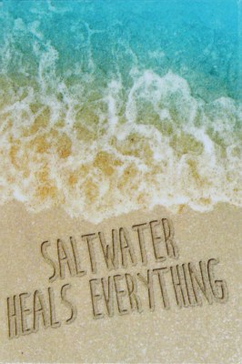 SALTWATER HEALS EVERYTHING MAGNET