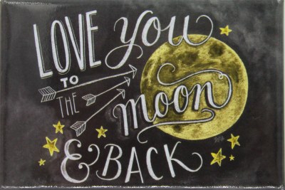 LOVE YOU TO THE MOON