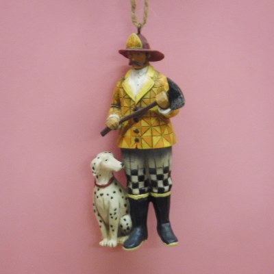 FIREMAN WITH DALMATION