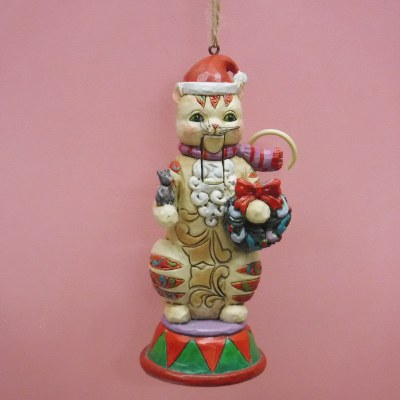 JIM SHORE CAT NUTCRACKER ORN
