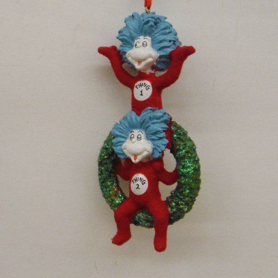 THING 1&amp;2 ON WREATH