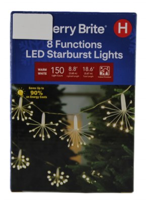 WHITE LED STARBURST LIGHTS