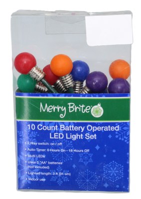 10 CT BO LED LIGHT SET