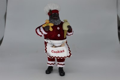 10.5" BAKING SANTA